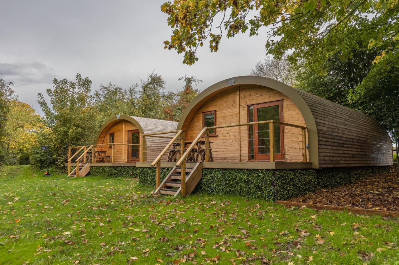 Cosy And Eco-Friendly Cabins Next To 16Th Century Pub 纽马基特 外观 照片